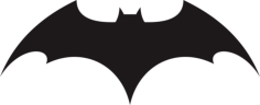 Batman 9 Contour Svg Vector, Free Vectors File